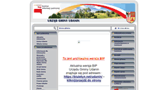 Desktop Screenshot of bip.ug-udanin.dolnyslask.pl